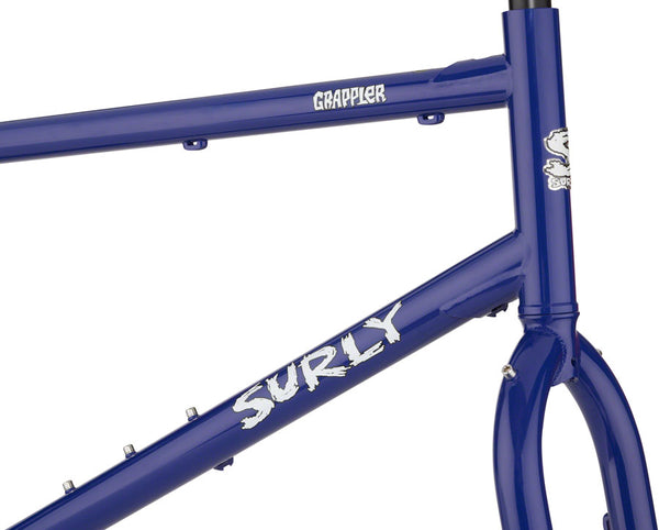 Surly  Grappler Frameset - 27.5 Steel Subterranean Homesick Blue X-Small