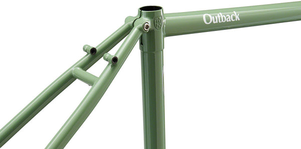 Ritchey Outback Frameset - 700c/650b Steel Winter Sage X-Large