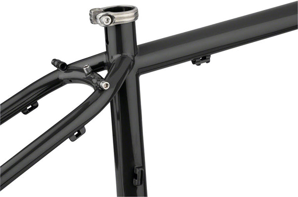 Surly Karate Monkey Frameset - 27.5" Steel Hi-Viz Black X-Small