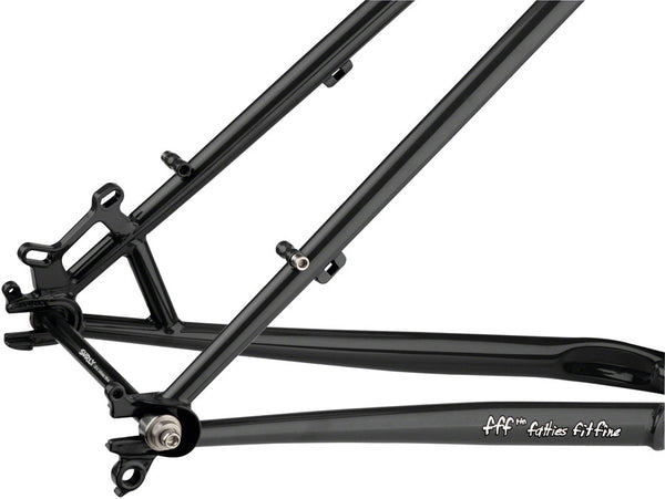 Surly Karate Monkey Frameset - 27.5" Steel Hi-Viz Black X-Large