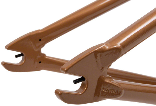 Sunday Silvawave BMX Frame - 21" TT Amber