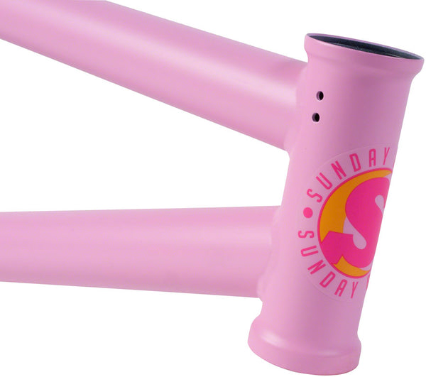 Sunday Nightshift BMX Frame - 21" TT Pale Pink