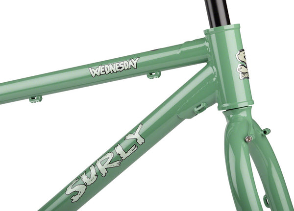 Surly Wednesday Fat Bike Frameset - 26" Steel Shangri-La Green Medium