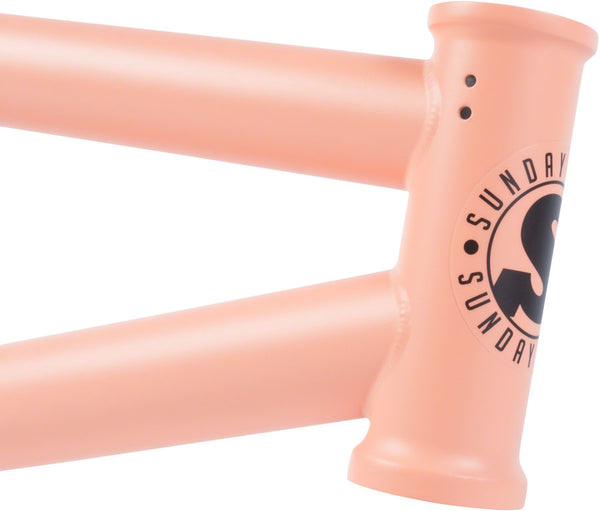 Sunday Discovery BMX Frame - 20.75" TT Matte Peach