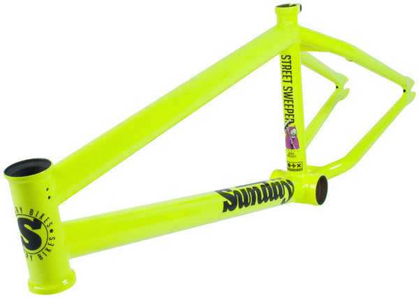 Sunday Street Sweeper BMX Frame - 20.5" TT Flourescent Yellow