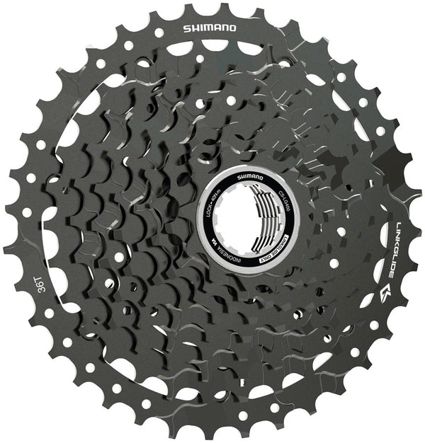 Shimano CUES  CS-LG400-9 Cassette - 9-Speed 11-36t LINKGLIDE Black