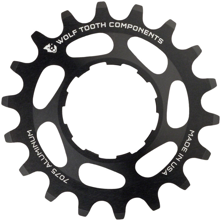 Wolf Tooth Single Speed Aluminum Cog - 18t Compatible 3/32