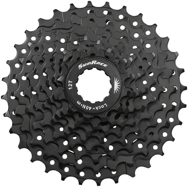 SunRace M400 Cassette - 8-Speed 12-32t ED Black