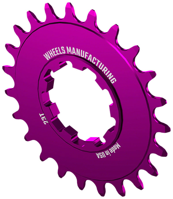 Wheels Manufacturing SOLO-SPEED Cog - 23t Fits SOLO-SPLINE SOLO-XD kits Purple