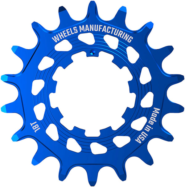 Wheels Manufacturing SOLO HG Cog - 18t Fits SOLO-HG Kits Blue