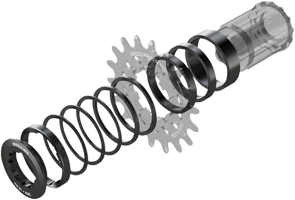 Wheels Manufacturing SOLO-HG Single Speed Conversion Kit - For HG Style Hubs BLK