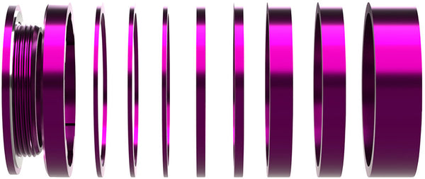 Wheels Manufacturing SOLO-HG Single Speed Conversion Kit - For HG Style Hubs Purple