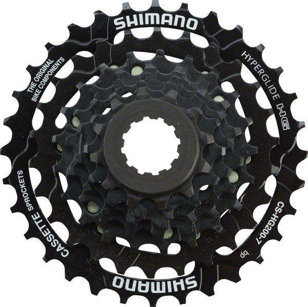 Shimano Tourney CS-HG200 Cassette - 7 Speed 12-32t Black