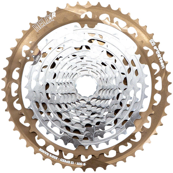 e*thirteen Helix Race Cassette - 12-Speed 9-50t Bronze