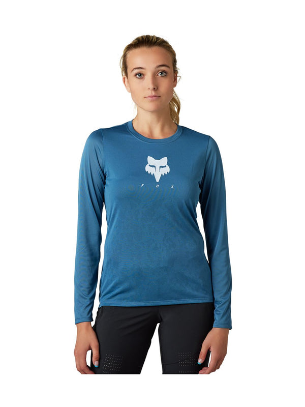Fox Racing Ranger TruDri LS Women Large Dark Blue Jersey