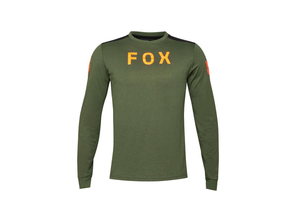 Fox Racing 24 Ranger Long Sleeve Large Dark Green Jersey