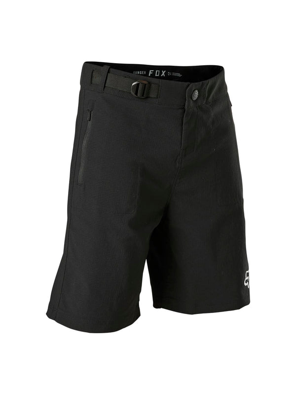 Short Fox Racing Ranger Liner Youth 22 Black