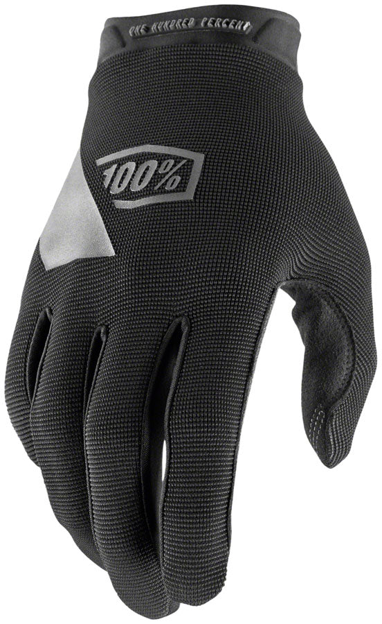 100% Ridecamp Gloves - Black Full Finger Small