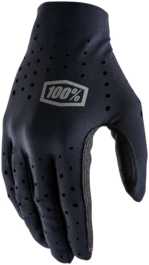 100% Sling Gloves - Black Full Finger Medium