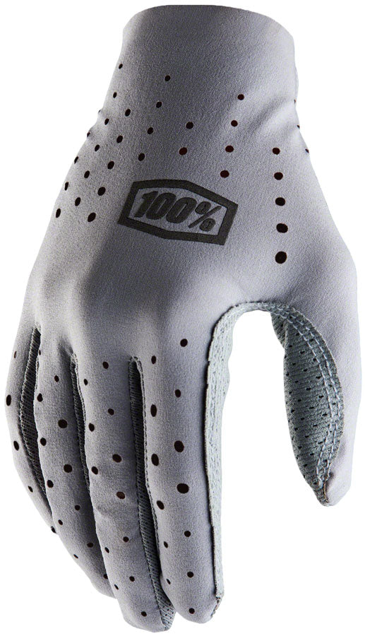 100% Sling Gloves - Gray Full Finger Medium