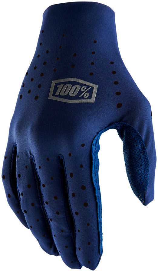 100% Sling Gloves - Navy Full Finger Medium