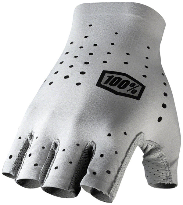 100% Sling Gloves - Gray Short Finger Small