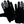 100% Ridecamp Gel Gloves - Black Full Finger Medium