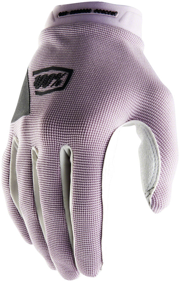 100% Ridecamp Gloves - Lavender Full Finger Womens X-Large