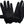 100% Geomatic Gloves - Black/Charcoal Full Finger Mens Small