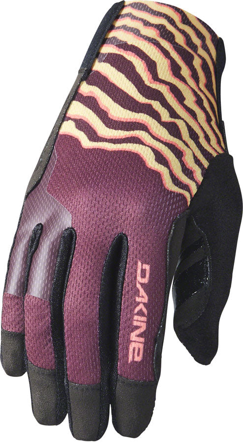 Dakine Covert Gloves - Ochre Stripe Full Finger Womens Small