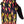 Fist Handwear Flaming Hawt Gloves - Multi-Color Full Finger Medium