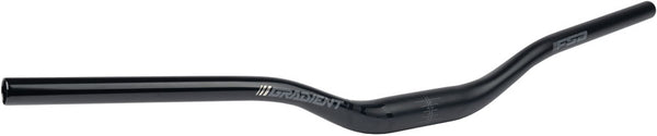 Full Speed Ahead Gradient Alloy Riser Handlebar - Aluminum 35mm Clamp 40mm Rise 800mm BLK