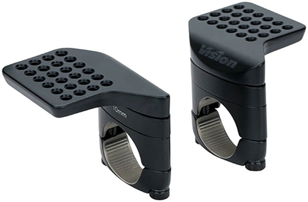 Vision Metron TFE Pro Clip-on Adapter Extended Armrest Adjustment Plate Aero Bar Compatibility – Carbon