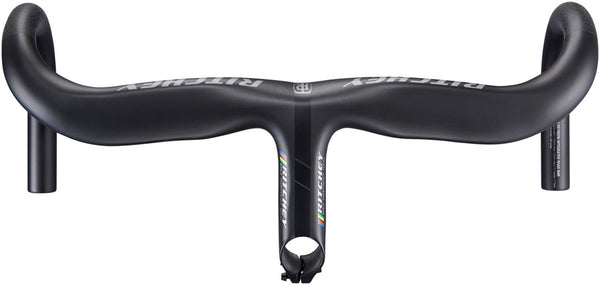 Ritchey WCS Carbon Solostreem Drop Handlebar - Integrated Bar/Stem Carbon 44cm 100mm Matte Carbon