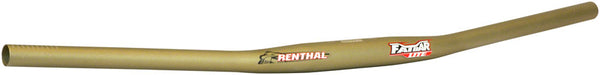Renthal FatBar Lite Zero Handlebar - Aluminum 0mm 780mm 31.8mm Gold V2