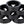 Problem Solvers Headset Stack Spacer - 25.4 10mm Aluminum Black Bag of 10