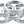 Problem Solvers Headset Stack Spacer - 25.4 5mm Aluminum Silver Bag of 10