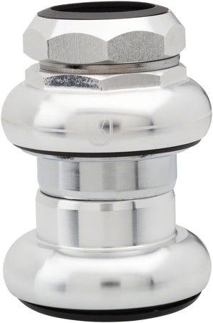 Velo Orange Threaded Headset - Caged Bearing EC29 /25.4-24tpi Upper | EC29/27 Lower Silver