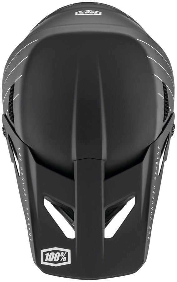 100% Status Full Face Helmet - Black Large