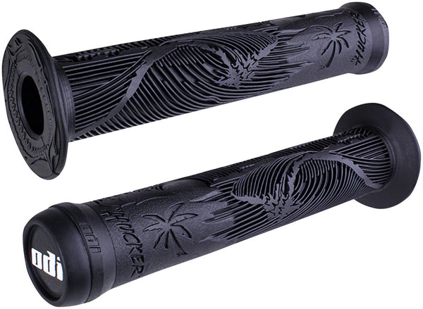 ODI Hucker Grips - Black Flange