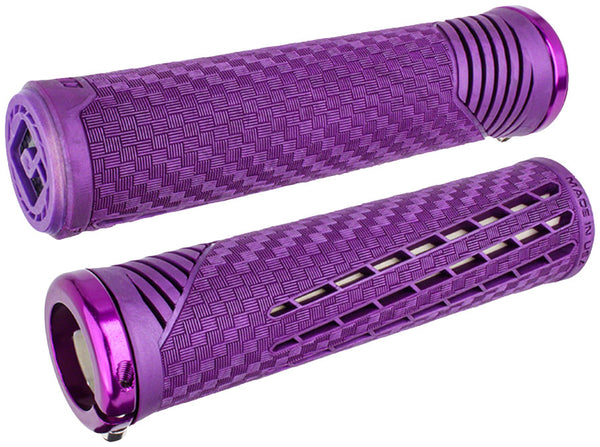 ODI CF V2.1 Grips - Purple Lock-On