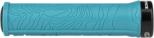 RaceFace Half Nelson Grips - Turquoise Lock-On