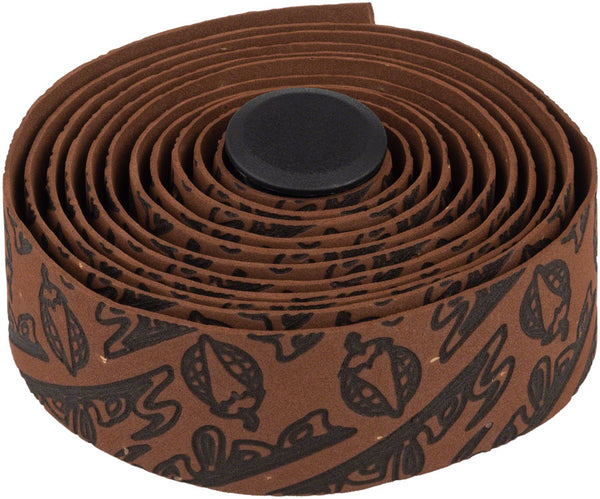 Salsa Gel Cork Bar Tape - Dark Brown