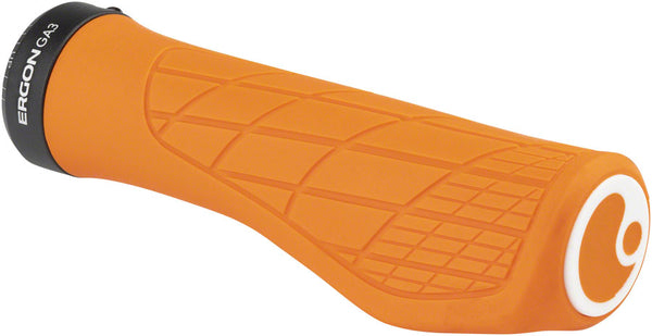 Ergon GA3 Grips - Juicy Orange Lock-On Small