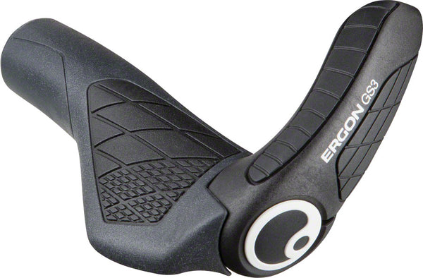 Ergon GS3 Grips - Black/Gray Lock-On Large