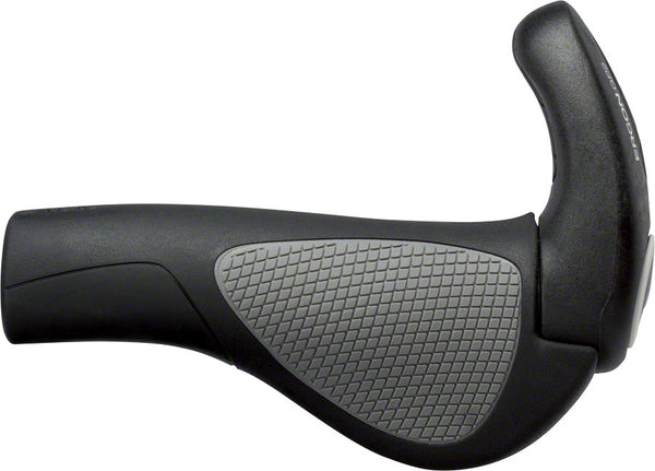 Ergon GP2 Grips - Black/Gray Lock-On Large