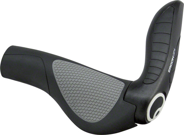 Ergon GP4 Grips - Black/Gray Lock-On Large