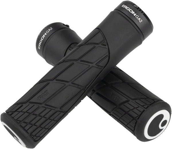 Ergon GA2 Fat Grips - Black Lock-On