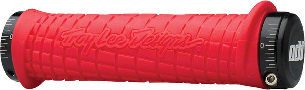 ODI Troy Lee Grips - Red Lock-On