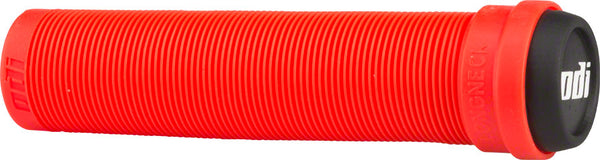 ODI Flangeless Longneck Grips - Fire Red